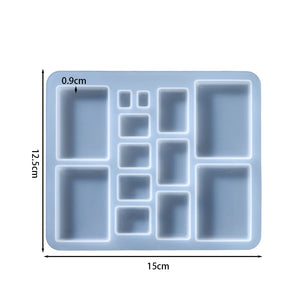 Earrings Pendant Resin Silicone Molds DIY Charms Jewelry Craft