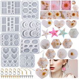 Earrings Pendant Resin Silicone Molds DIY Charms Jewelry Craft