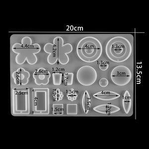 Flower Pendant Silicone Mold for DIY Craft Jewelry Making