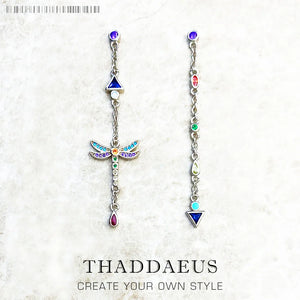 Dragonfly Earrings Sterling Silver 925 Gift
