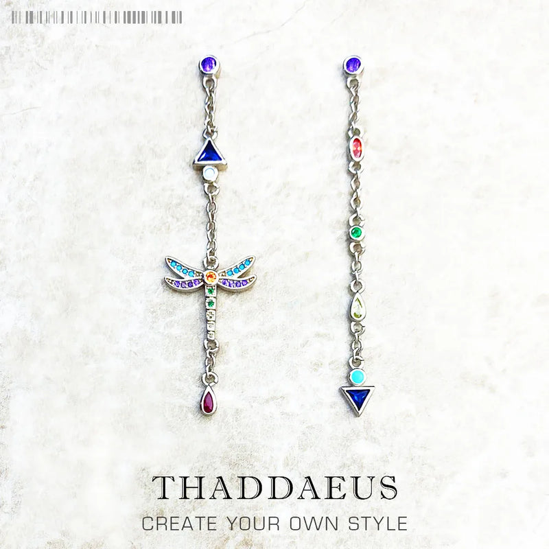 Dragonfly Earrings Sterling Silver 925 Gift