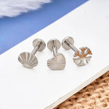 Titanium Nose Septum Piercing Jewelry Set