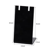 Acrylic Earrings Display Stand Rack L Shape Rectangle 85x44mm