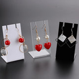 Acrylic Earrings Display Stand Rack L Shape Rectangle 85x44mm