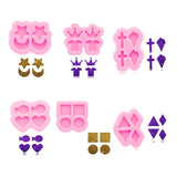 Earrings Silicone Resin Tray Mold for DIY Craft