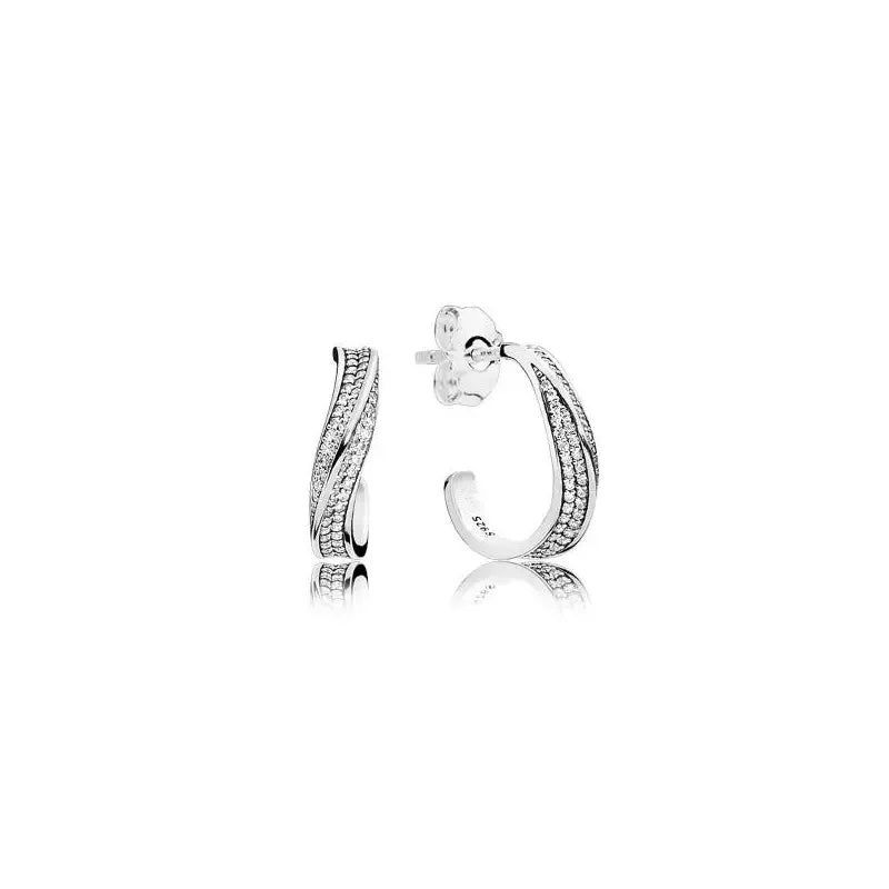 Silver 925 Earrings Set for Women Real Money Brincos Feminino Sterling Gift