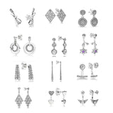 925 Sterling Silver Butterfly Earrings Women's Jewelry