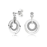 925 Sterling Silver Butterfly Earrings Women's Jewelry