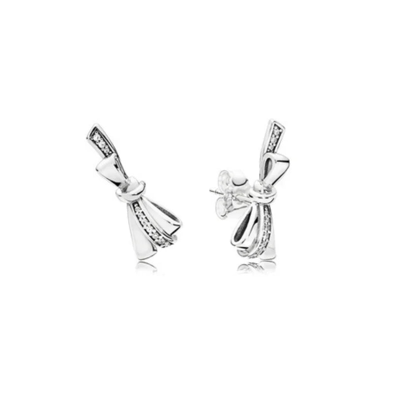 925 Sterling Silver Butterfly Earrings Women's Jewelry