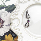 Snake Hinged Hoop Earrings in 925 Sterling Silver
