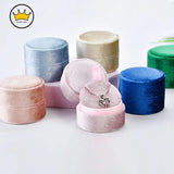 Velvet Jewelry Box Earrings Necklaces Holder
