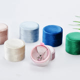 Velvet Jewelry Box Earrings Necklaces Holder