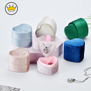 Velvet Jewelry Box Earrings Necklaces Holder