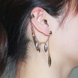 Retro Dragon Ear Clips Without Hole Goth Earrings