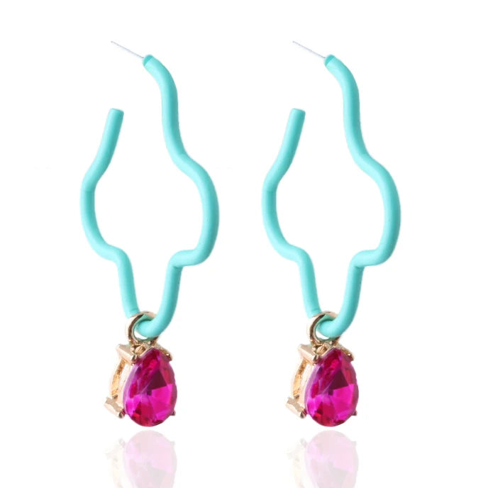 Y2K Candy Colorful Earring Epoxy Brinco Ear Oorbellen Multicolor
