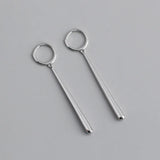 Exaggerated Drop Earrings S925 Sterling Silver Fengshui Design