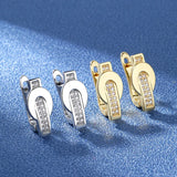 Zircon Stud Earrings Ladies Party Wedding Jewelry