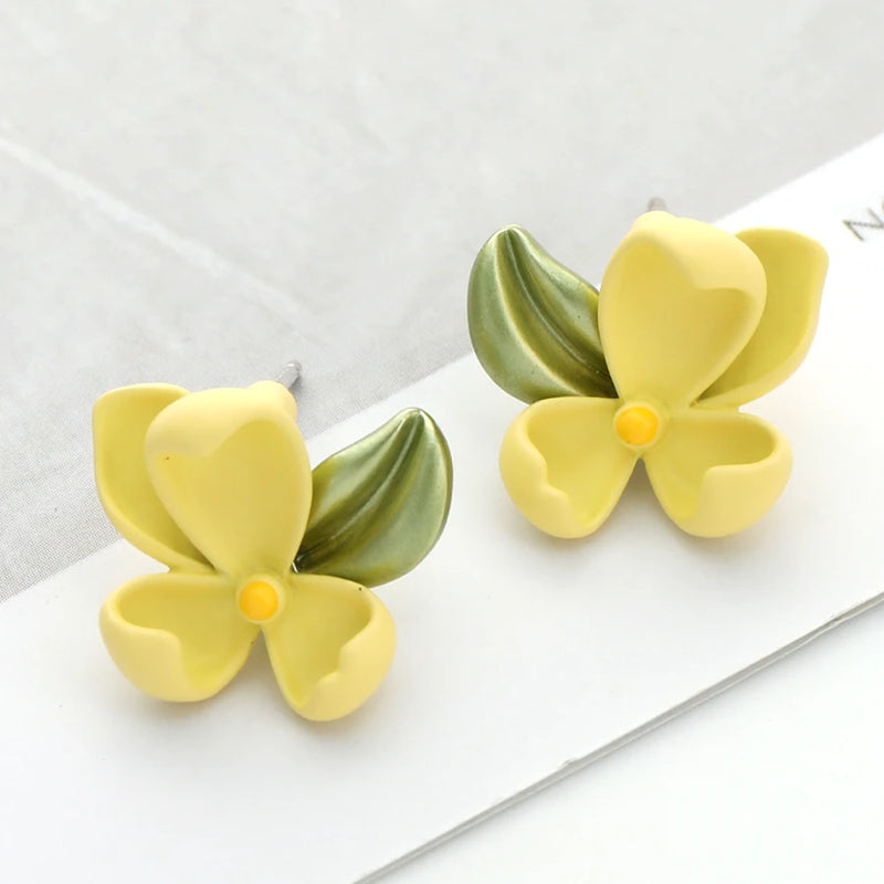 Light Girly Style Earrings 925 Silver Comics Heal Daily Wear