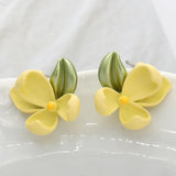 Light Girly Style Earrings 925 Silver Comics Heal Daily Wear