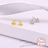 S925 Silver Round Dot Cartilage Piercing Stud Earrings