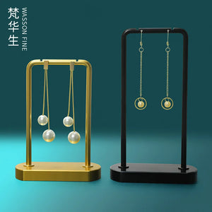 Metal Earrings Display Stand Creative Vertical Ornaments Props