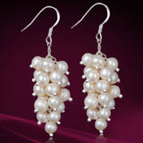 Freshwater Pearl Drop Dangle Earrings Boho Style Women's Jewelry Gift