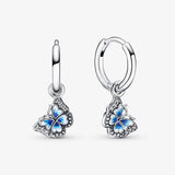 S925 Sterling Silver Classic Logo Spring Style Earrings for Girls