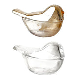 Glass Bird Jewelry Display Case, Home Storage Box Decor