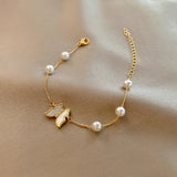 S925 Silver Baroque Pearl Bracelet, Retro Style for Women