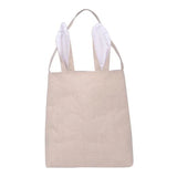 Easter Bunny Bag Ears Bags Cotton Material Burlap Celebration Handbag
