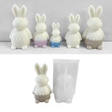 Easter Bunny Candle Silicone Mold for Candle Making