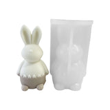 Easter Bunny Candle Silicone Mold for Candle Making