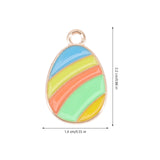 Easter Charms Egg Pendant Enamel Jewelry Rabbit Bulk Charm Rosaries