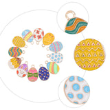 Easter Charms Egg Pendant Enamel Jewelry Rabbit Bulk Charm Rosaries