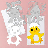 Easter Chick & Bunny Cutting Dies for DIY Crafting