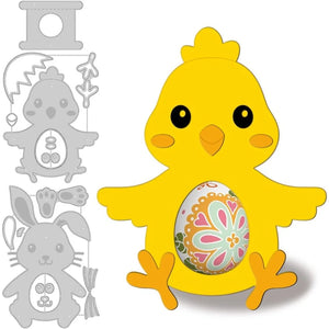 Easter Chick & Bunny Cutting Dies for DIY Crafting