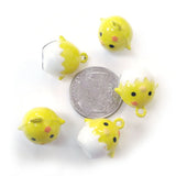 Easter Chicken Eggs Flower Cartoon Bell Pendant Charms Bracelet Decoration