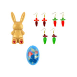 Easter Egg Molds for Resin Rabbit Carrot Earring Pendant Silicone Molds