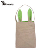 Easter Gift Bag Rabbit Ears Cloth Basket for Kids Celebration