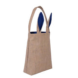 Easter Rabbit Ear Jute Burlap Gift Bag for Kids