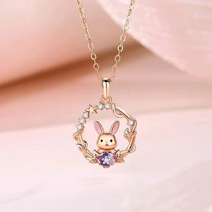Easter Rabbit Pendant for Jewelry Making