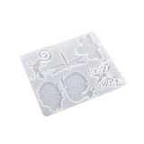 Easter Keychain Pendant Mold Flower/Animal Epoxy Resin Casting Mold DIY Crafts