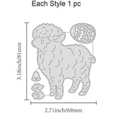 Easter Lamb Metal Cutting Dies for DIY Scrapbooking
