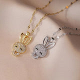 Easter Rabbit Pendant Charms Jewelry - Rabbit Pendant