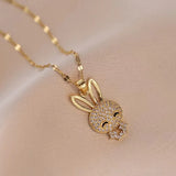 Easter Rabbit Pendant Charms Jewelry - Rabbit Pendant