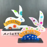 Easter Rabbit Bunny Desktop Decoration Epoxy Resin Mold