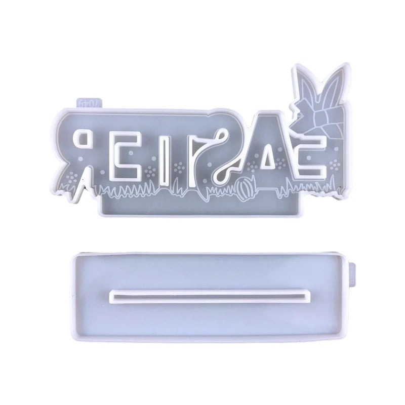 Easter Rabbit Bunny Desktop Decoration Epoxy Resin Mold