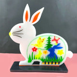 Easter Rabbit Bunny Desktop Decoration Epoxy Resin Mold