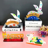 Easter Rabbit Bunny Epoxy Resin Mold Decoration