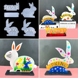 Easter Rabbit Bunny Epoxy Resin Mold Decoration